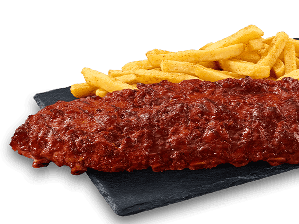 Single pork  rib rack